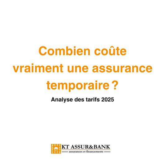 Combien coûte vraiment une assurance temporaire ? Analyse des tarifs 2025